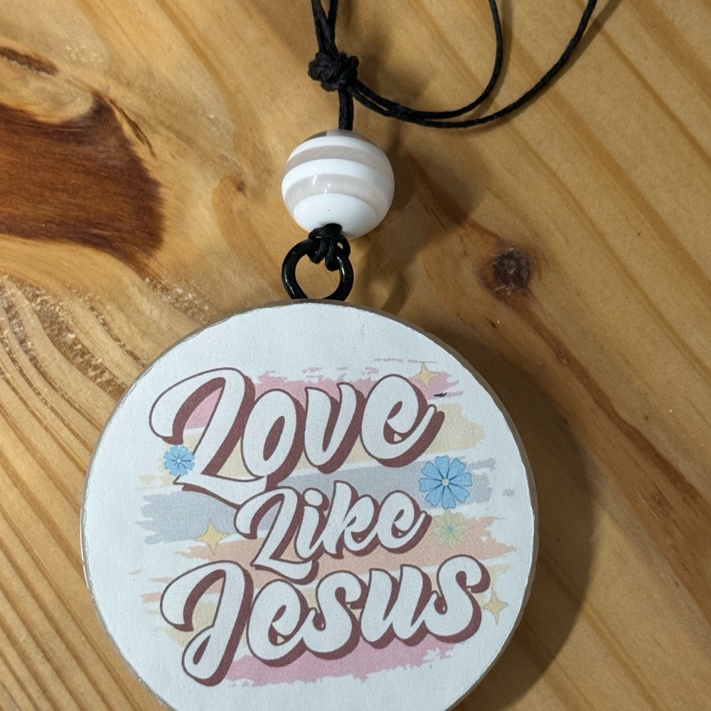 Love Like Jesus Car Freshie (Caramel Coffee Latte)